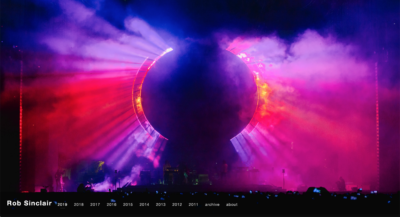 Rob Sinclair – Screenshot of their website